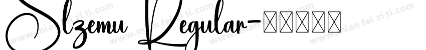 Slzemu Regular字体转换